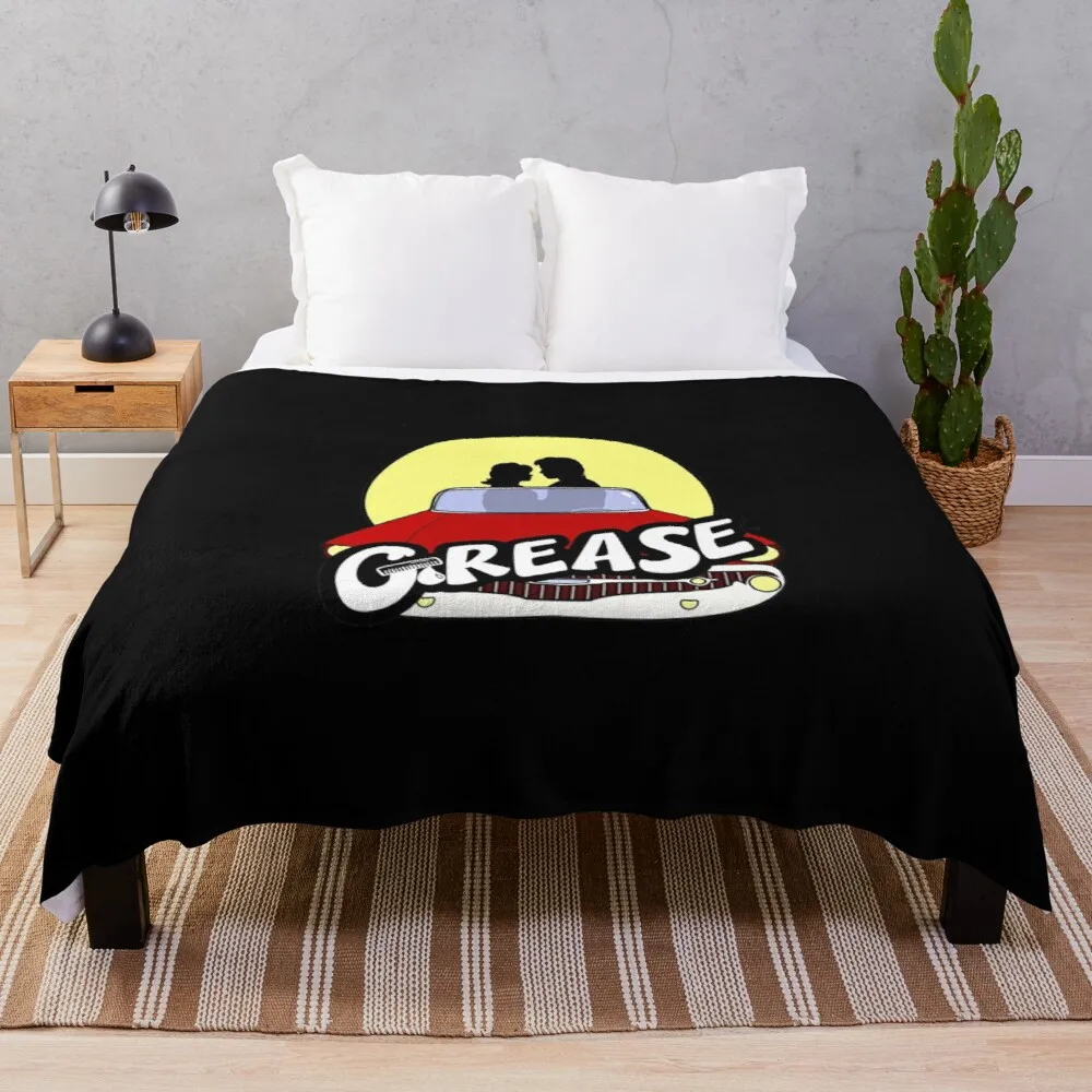 

Grease Musical Sticker Throw Blanket Sofa Throw Blanket Fluffy Blanket Fur Blankets
