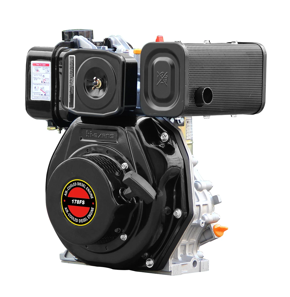 Мини-двигатель 178F 6h·p с воздушным охлаждением