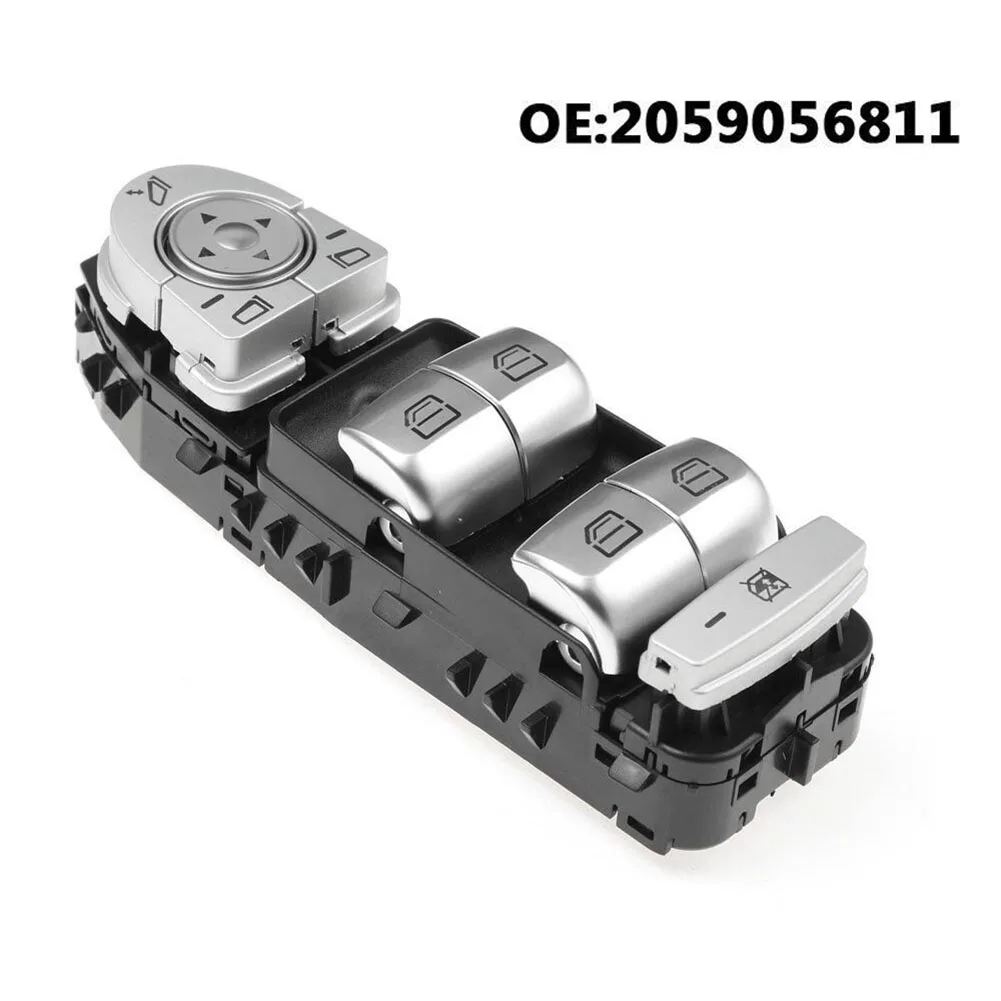 

Brand New Switch Glass Lifter Car Driver's Side Glass Regulator Replacement Switch With Frame 1pcs 2059056811