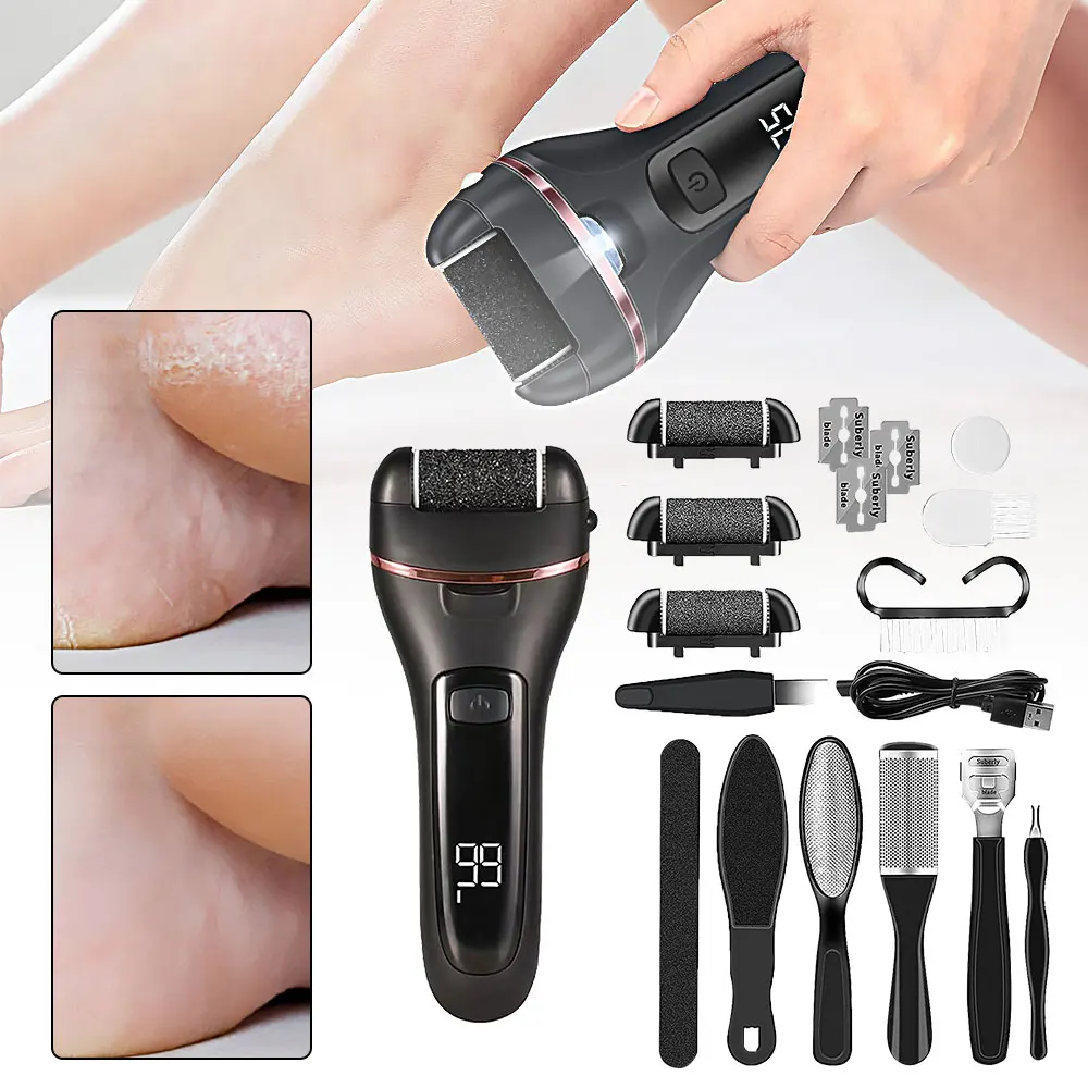 

Electric Care Pedicure Kit Foot File Hard Dead Skin Callus Remover Grinder