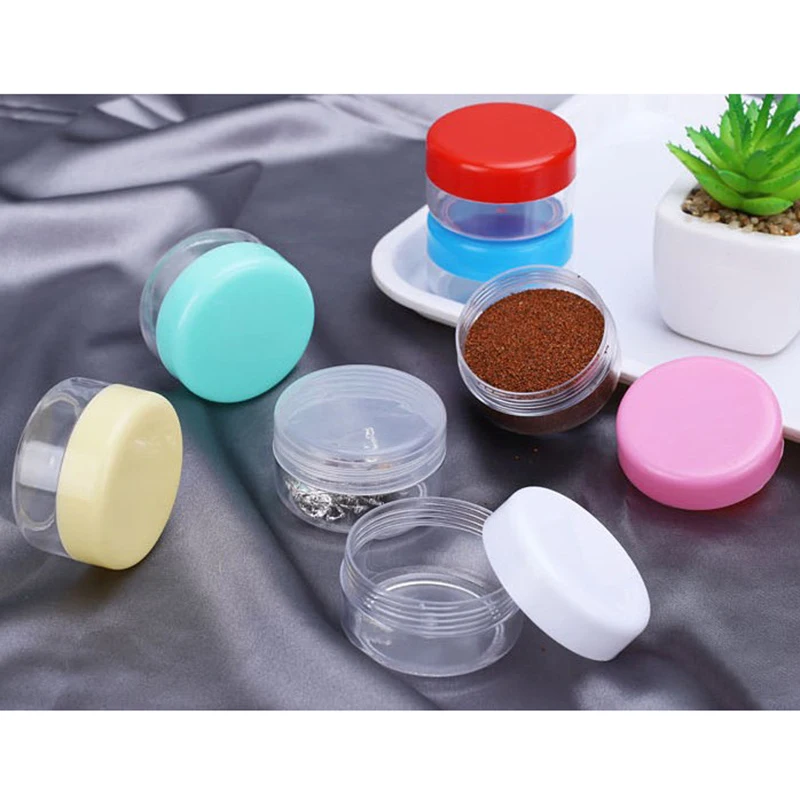 

1PC Cosmetic Makeup Travel Cosmetic Jewelry Jars Mini Sample Bottle Container Random