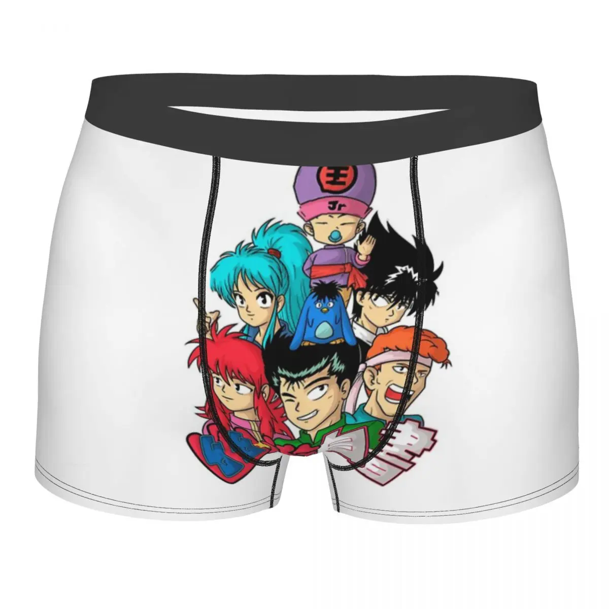 Main Characters Yu Yu Hakusho Blood Fighting Anime Underpants Breathbale Panties Men's Underwear Comfortable Shorts Boxer Briefs