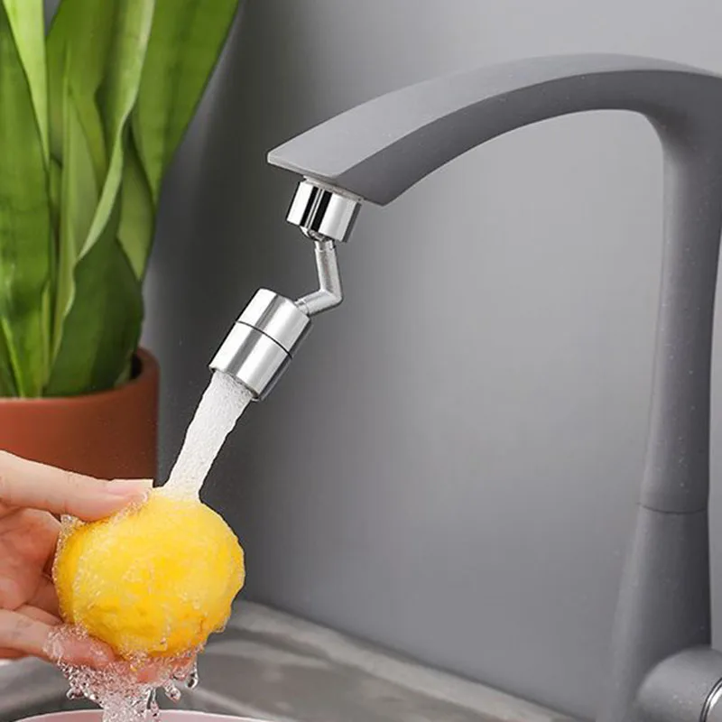 

720 Degree Swivel Tap Aerator Adjustable Dual Mode Sprayer Filter Diffuser Water Saving Nozzle Kitchen Faucet Extender Adapter