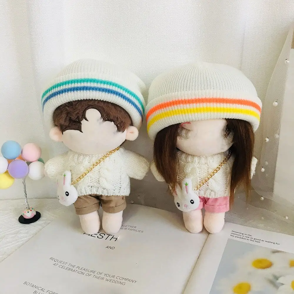

Gift Toys for Idol Dolls Shorts Accessories Knitted Sweater Clothes 20cm Doll Clothes Cartoon Bags Pants Hats Suit