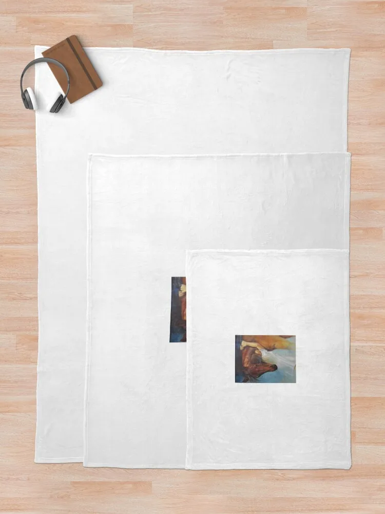 Холщовое одеяло с масляными пантиками для декоративного дивана мягкие одеяла