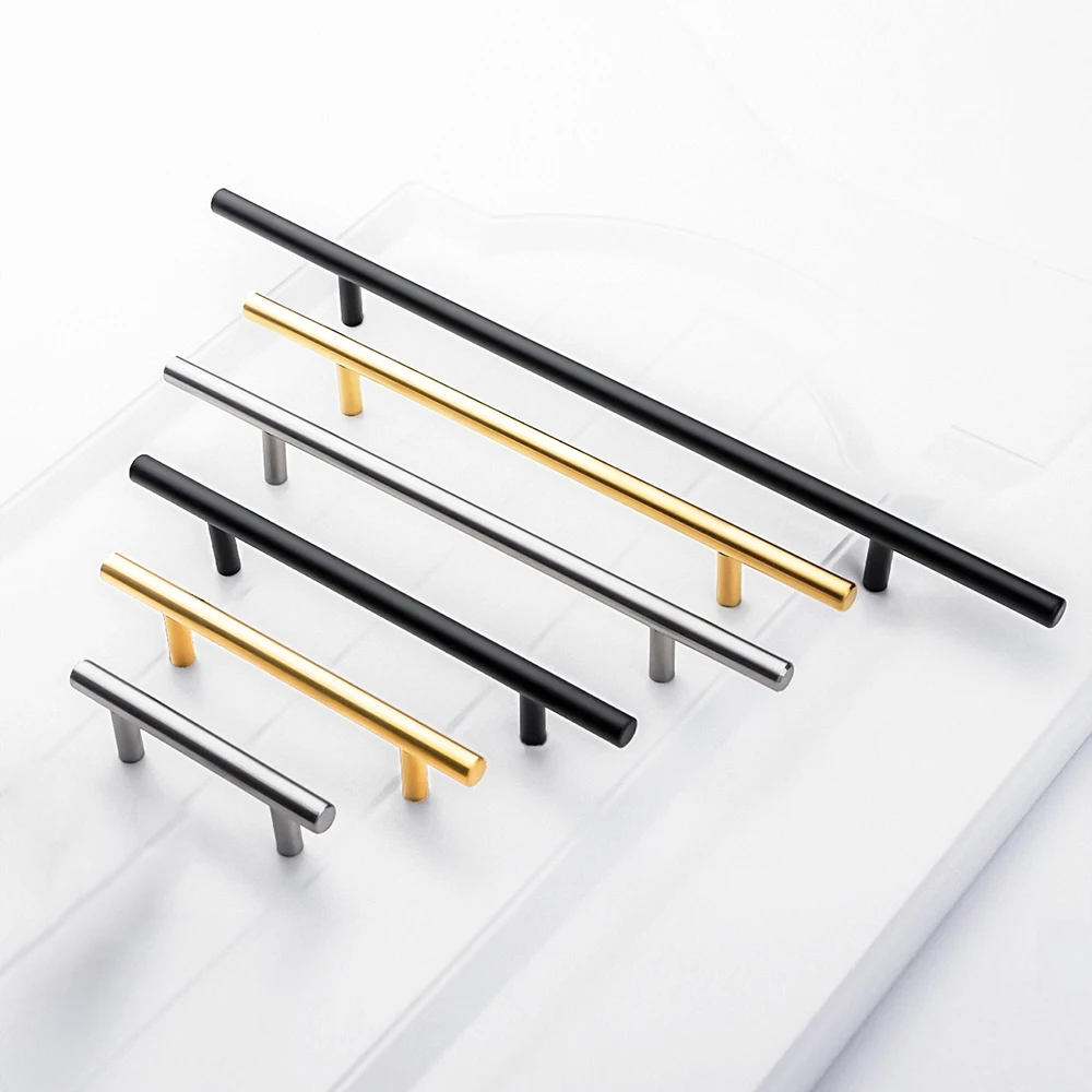 

Black Gold ABS Plastic Kitchen Door Cabinet T Bar Handle Pull Knob Cabinet Knobs Furniture Handle Cupboard Drawer Handle