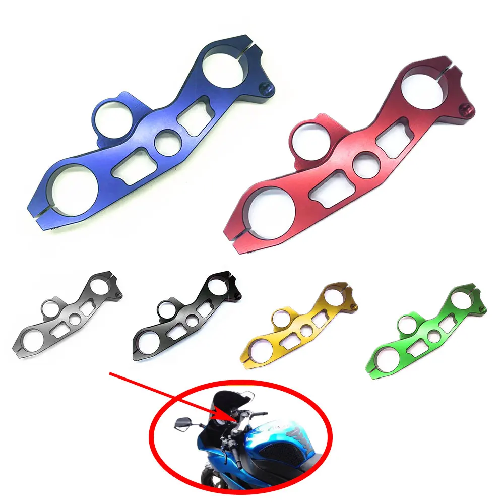 

Motorcycle Modified Lowering Triple Tree Front End Upper Top Clamp Holder Protection Link Plate For Kawasaki Ninja ZX6R 09-12