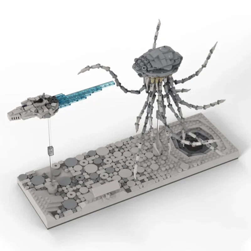 Набор строительных блоков MOC Micro Kessel Run M.Falcon & Summa-verminoth Star Battle, 544 детали, уникальная идея для самостоятельной сборки, подарок на Рождество для взрослых (art.: 3920db40167aa) - 3920db40167aa