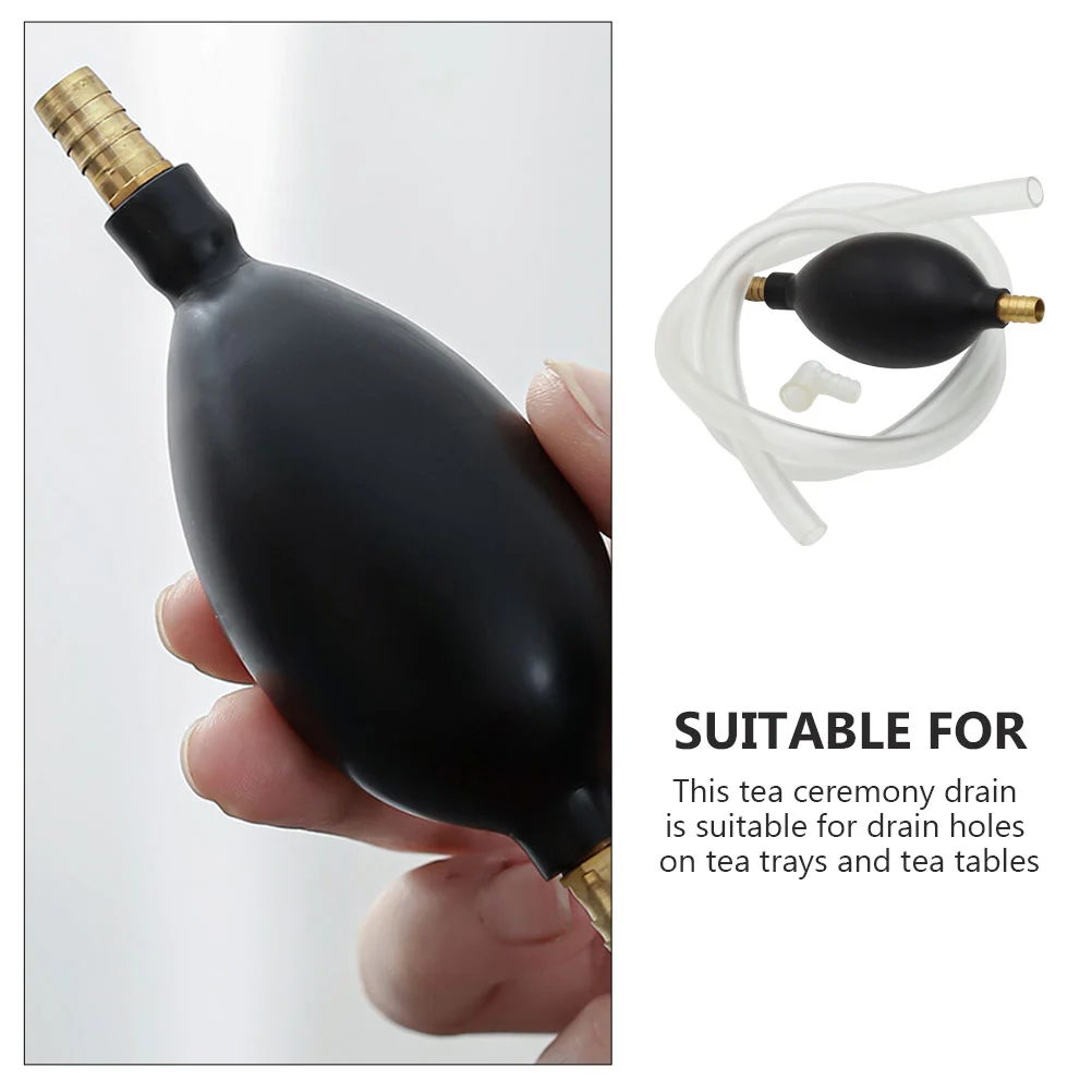 Сливной шланг с всасывающим шариком впитывающий поднос для чая пластиковые