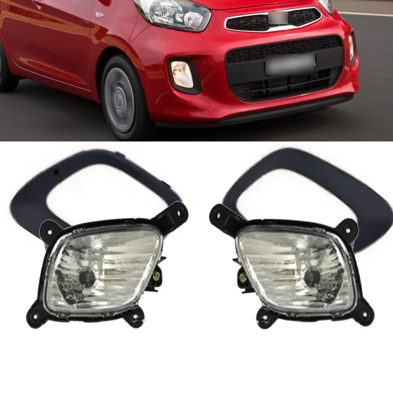 

Дневные ходовые огсветильник для Kia Picanto 2015 2016 2017 DRL Противотуманные фары переднего бампера противотуманные фары 865271Y540 865281Y540