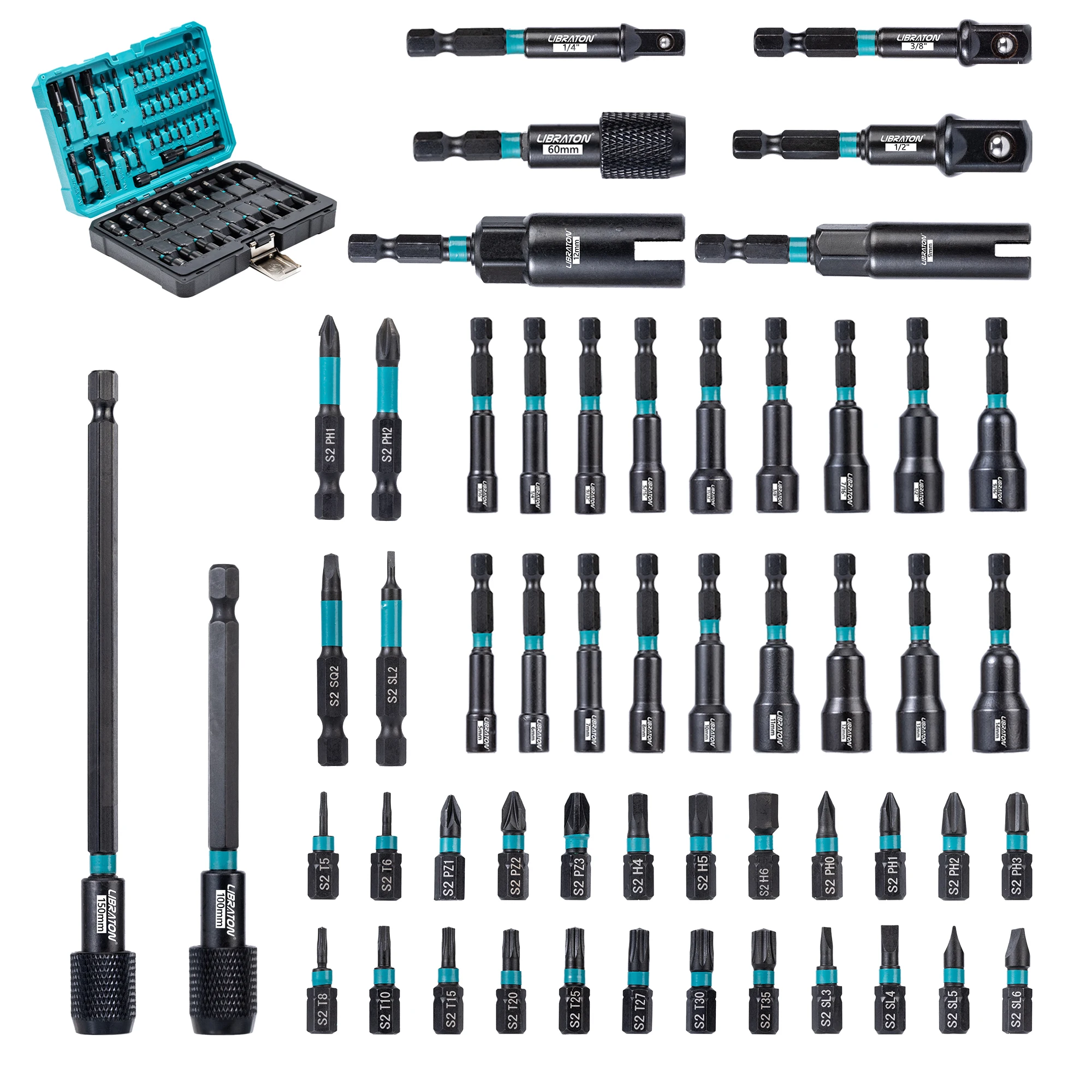 

Набор отверток для гаек LIBRATON 54 шт.
