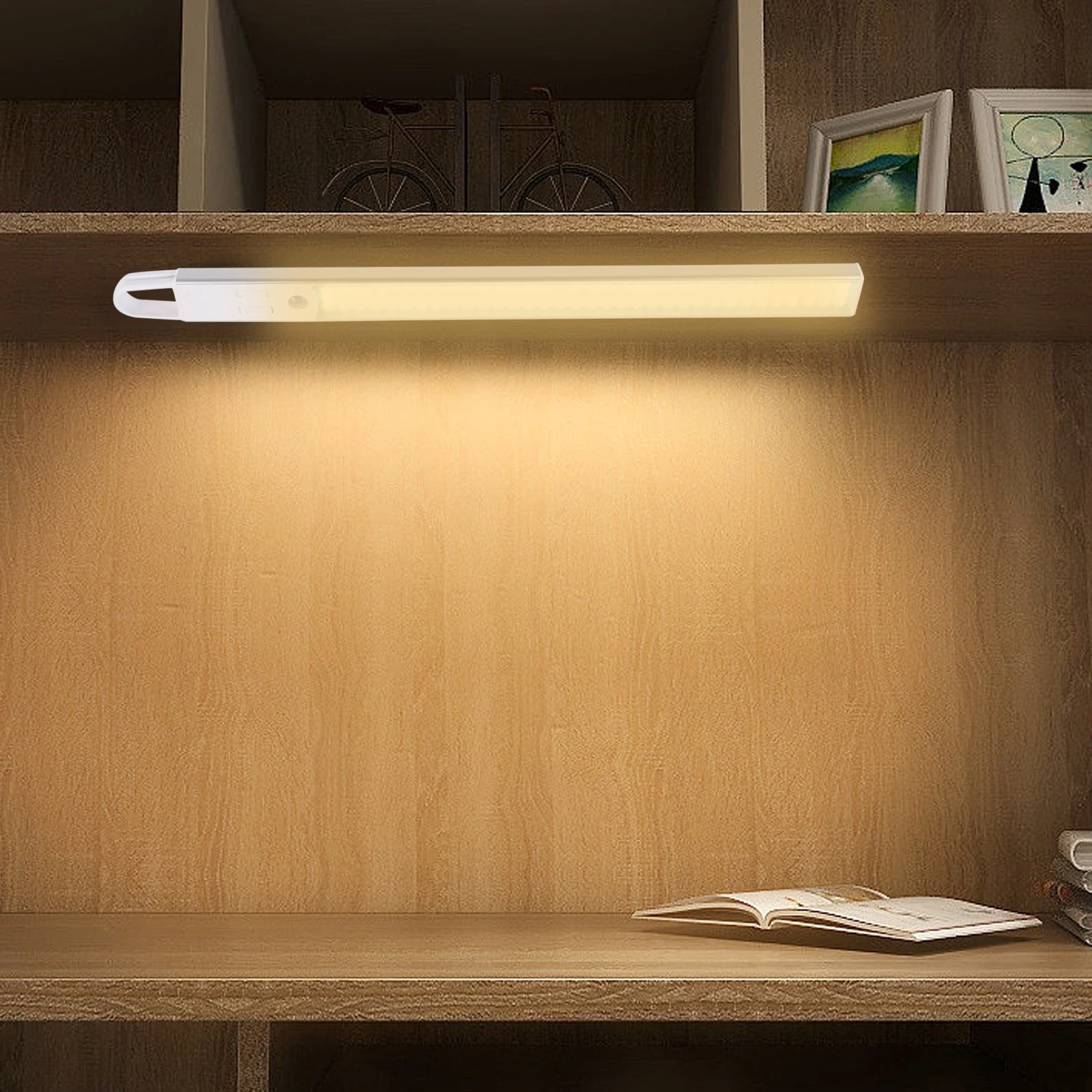 

3000mAh Camping Lantern Rechargeable Portable Multifunctional Hanging Flashlight LED Magnetic Motion Sensor Night Light Bar