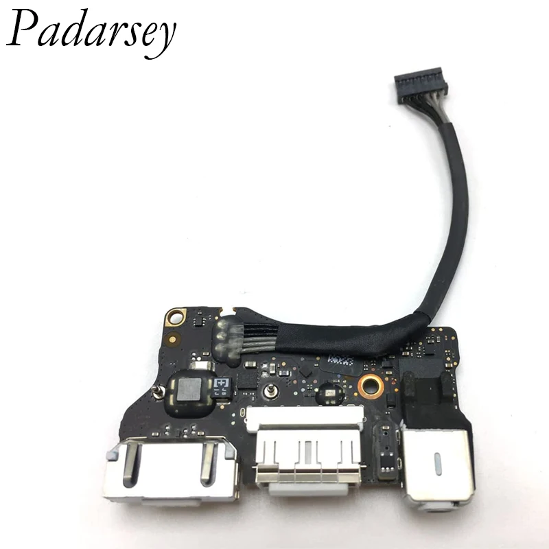 Разъем питания постоянного тока Padarsey плата ввода/вывода с USB аудио MagSafe 2 гибкий