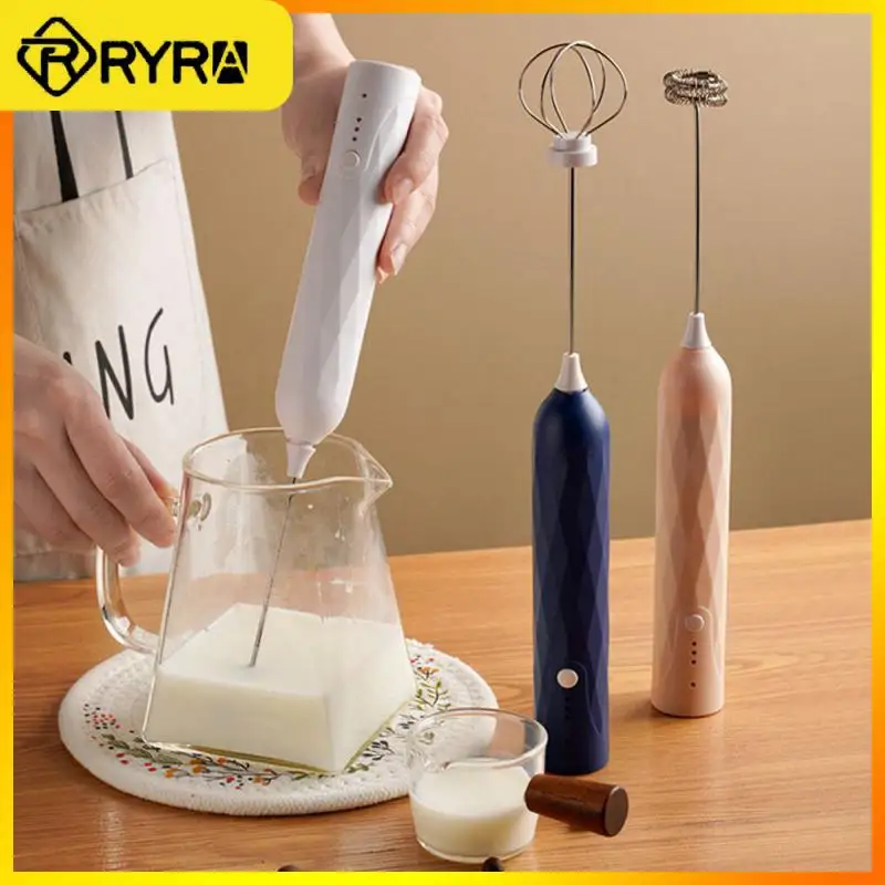 

Small Wireless Frother Milk Foamer Whipper Multifunctional Kitchen Accessories Whisk Coffee Milk Tea Agitator Egg Beater