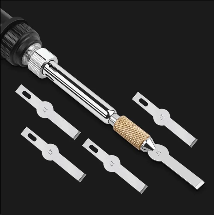 Электрический паяльник 220 В нагрев поляризованный клей аналогичный Оса лезвие