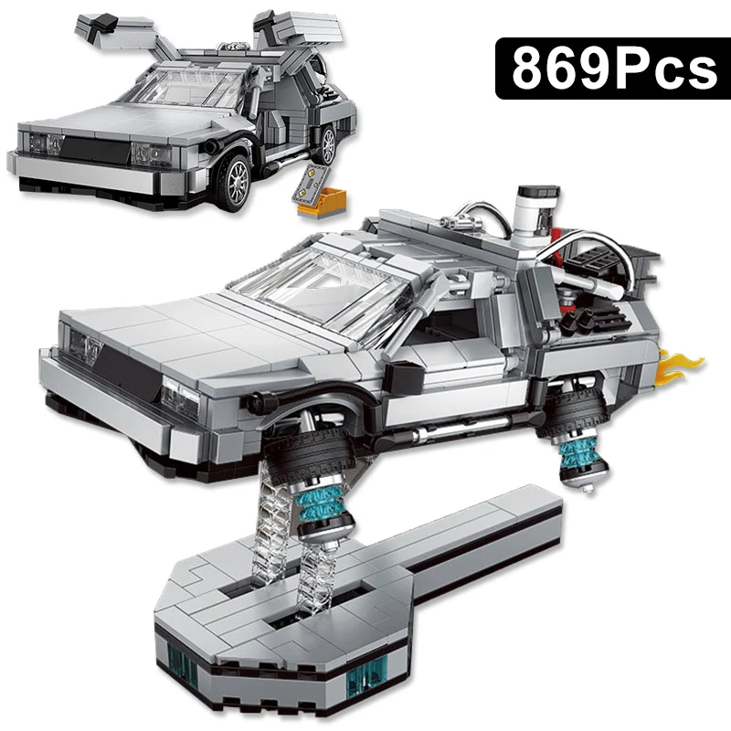 

High Tech Expert 869Pcs Suspended Concept Car Model Building Blocks City Physical Suspension Future Vehicle Bricks Toys Kid Gift