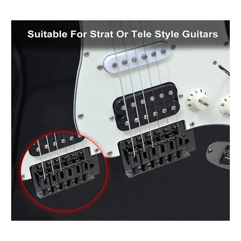 Фото 10,5 мм мостовые сиденья для гитары Tremolo для крыла Stratocaster Strat Telecaster Tele аксессуары для электрогитары №2