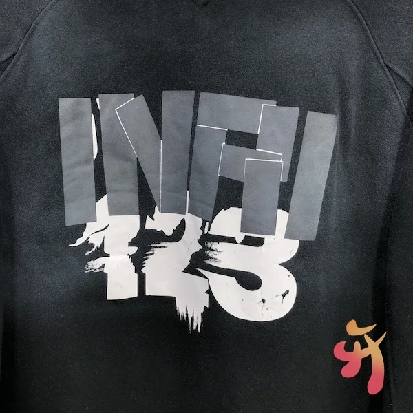 24ss Винтаж Хип-Хоп Street Cleanfit RRR123 Толстовки Сращивание Контрастная Толстовка с