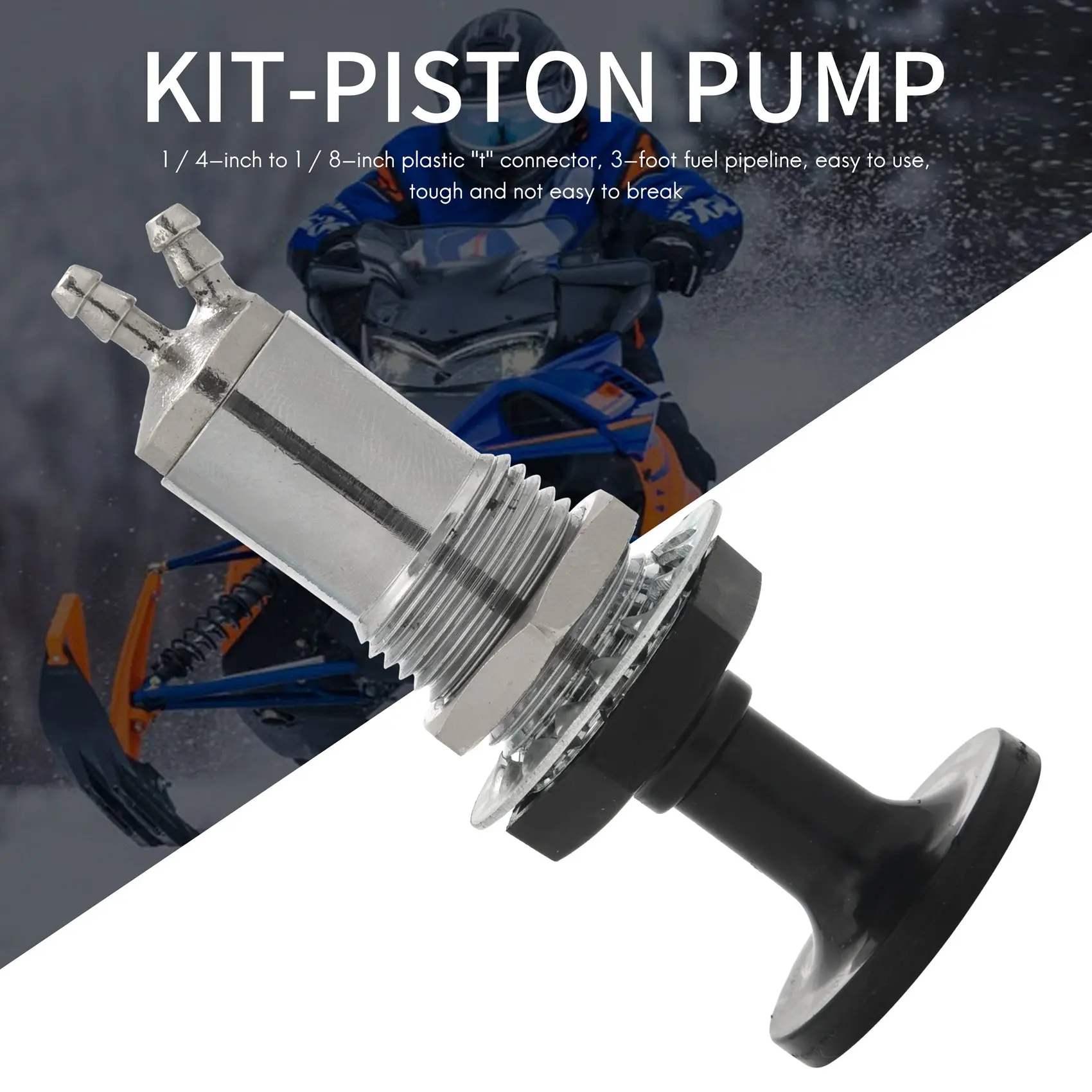 Топливный Праймер-плунжерный насос для Polaris Honda Yamaha Kawasaki Skidoo Snowmobile