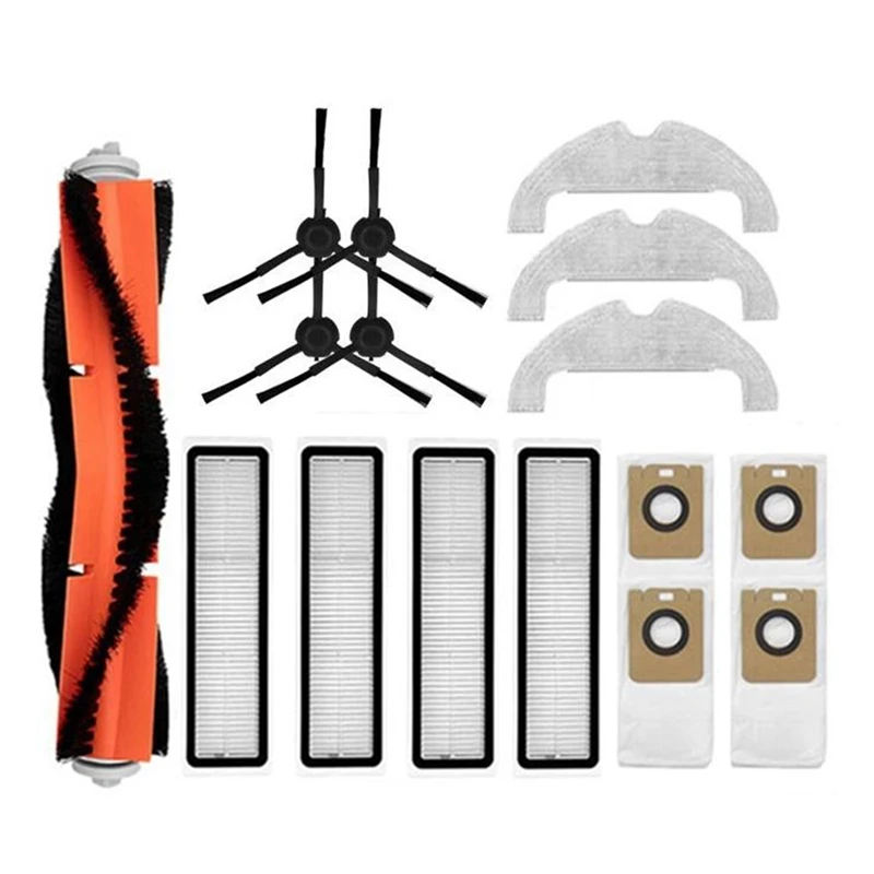 

Main Brush Side Brush Filter Durable For Xiaomi Dreame Bot L10plus/Z10pro/D10 Plus/RLS3D Robot Vacuum Cleaner Replacement Parts