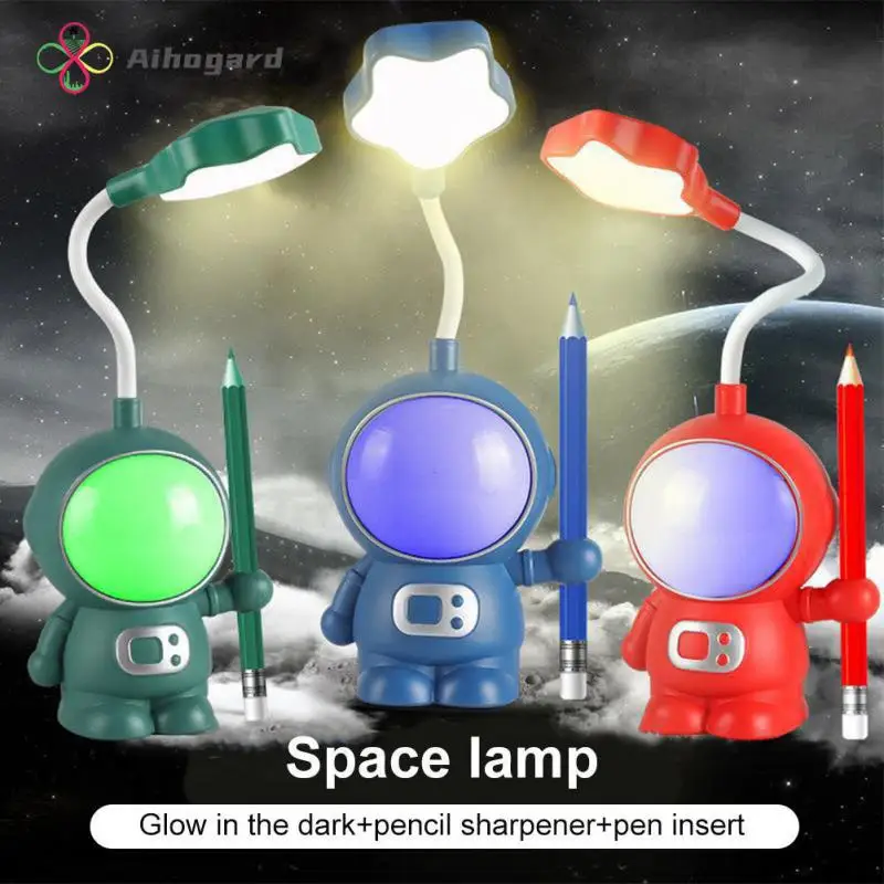 

Colorful Led Table Lamp Usb Chargeable Student Desk Dormitory Bedroom Bedside Lamps Lampara Bedside Decoration Nightlight