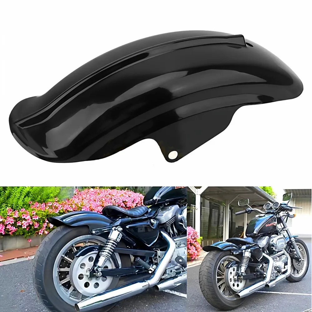 Фото Задний брызговик для Harley XL883 XL1200, ретро-запчасти для мотоцикла, черный защитный кожух из АБС-пластика, внешняя модификация. №4