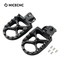 nicecnc footrests footpegs foot pegs pedal for ktm 690 enduro 690 smc r 990 1050 1090 1190 1290 adventure r s t 2013 2021