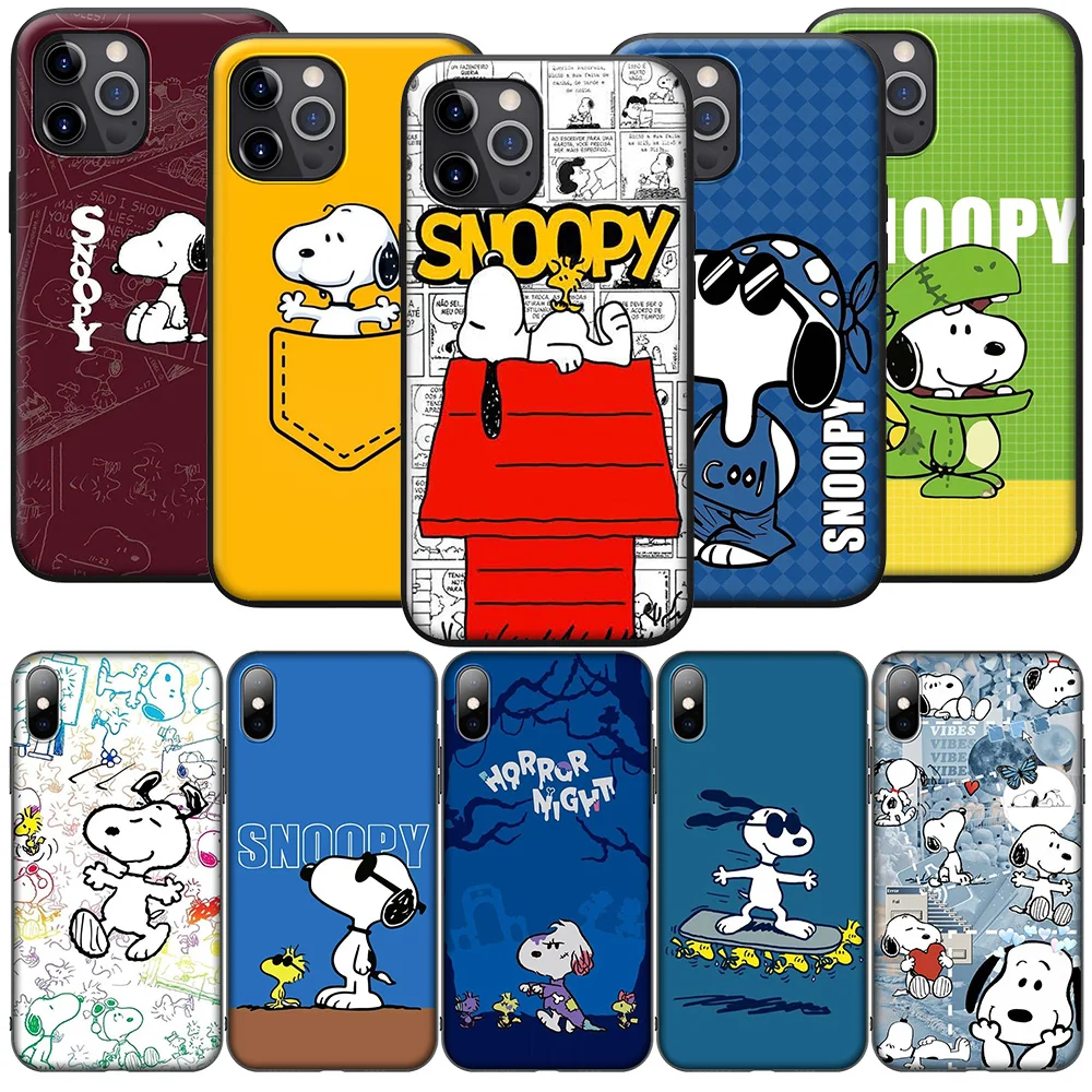 Мягкий чехол SA147 S-Snoopys Cute Dog для Samsung Galaxy S20 S21 S22 S23 S24 Fe Plus Ultra Lite