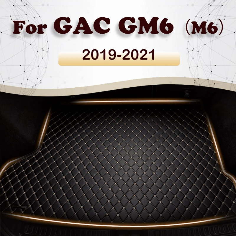 

Коврик для багажника автомобиля для GAC Trumpchi GM6(M6)2019 2020 2021, аксессуары для автомобиля на заказ, украшение интерьера автомобиля