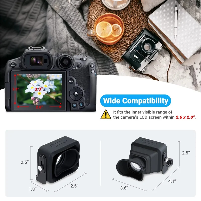 Фото ABKI-3X ЖК-видоискатель, камера, наглазник для Nikon Z30 Sony ZV-1 ZV-1F RX100 Canon G7X №4