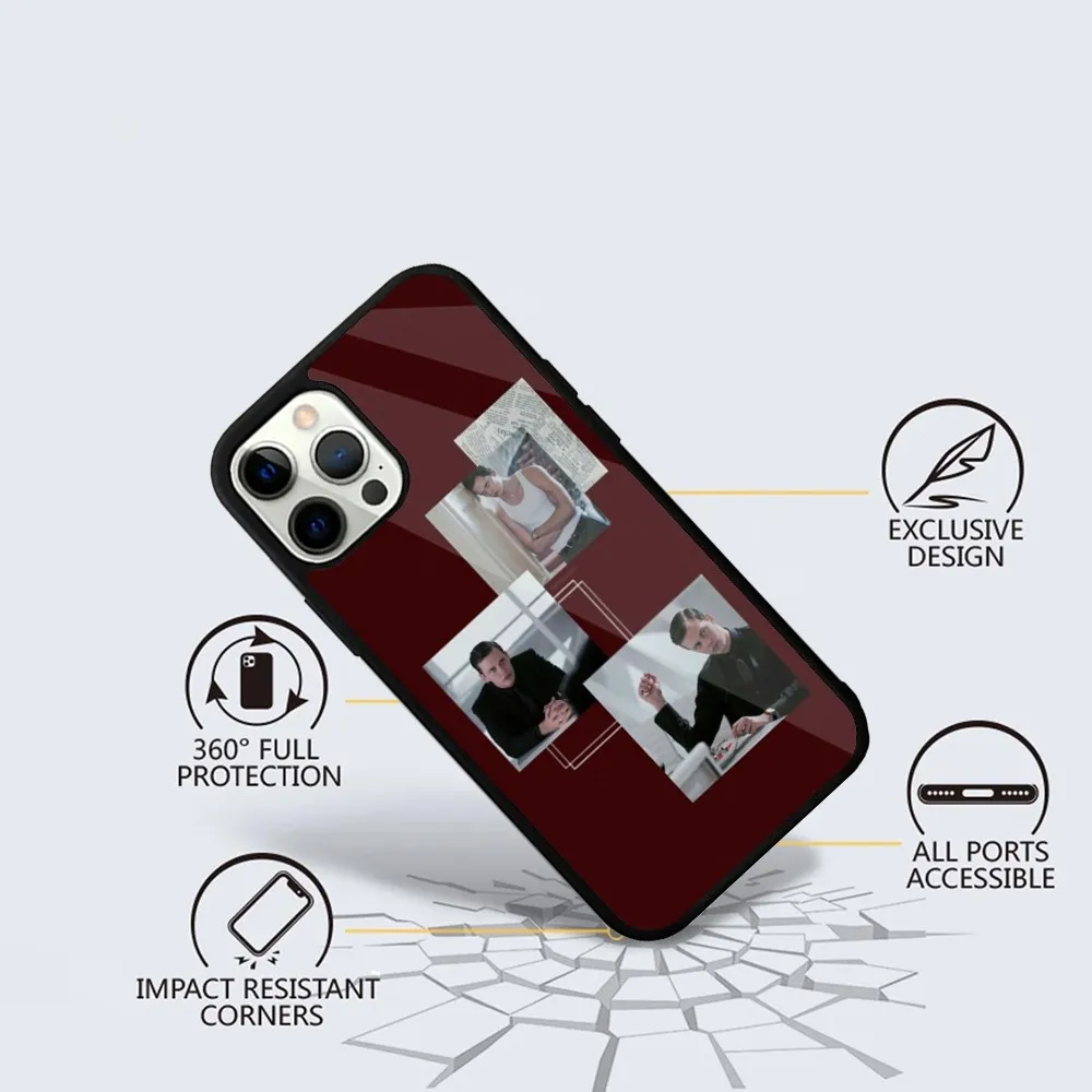Чехол для телефона Bill Skarsgard iPhone 16 15 14 13 12 11 Plus Pro Max Mini Magsafe с магнитной беспроводной