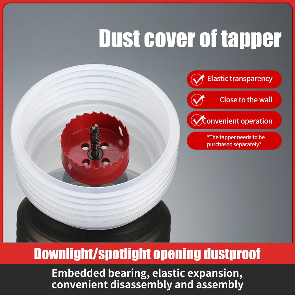 

1~5PCS Electric Hammer Drill Dust Collector Hole Opener Dust Collector Cover Dustproof Hole Saw Drill Bit Cover Hand Tool