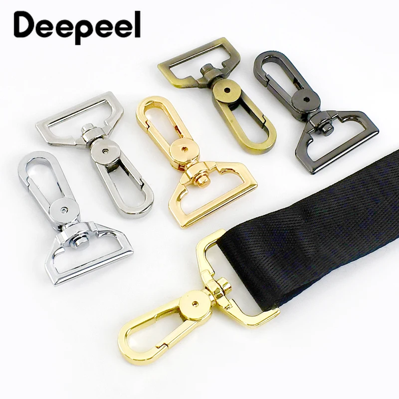 

2/5Pcs 25-38mm Metal Hook Buckle Keyring Clasp Swivel Trigger Clip Bag Strap Keychain Carabiner Hooks DIY Hardware Accessories