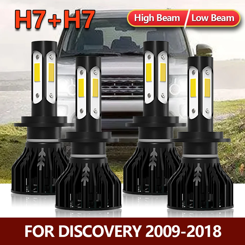 

4 светодиодный, Автомобильные светодиодные лампы H7 2009 2010 2011 2012 2013 2014 2016 2017 2018