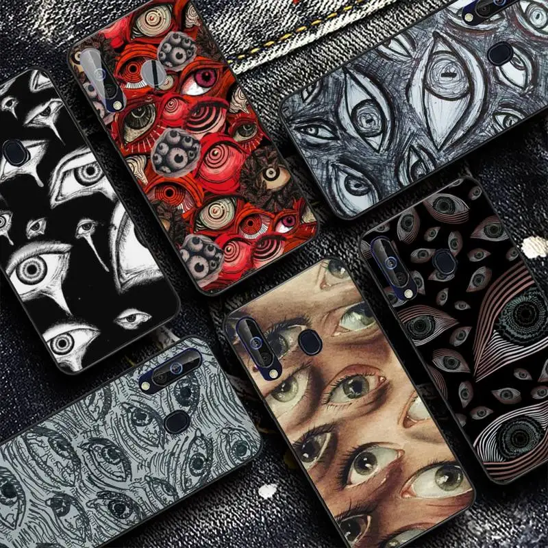 

Eye Illustration Phone Case for Samsung A51 01 50 71 21S 70 31 40 30 10 20 S E 11 91 A7 A8 2018
