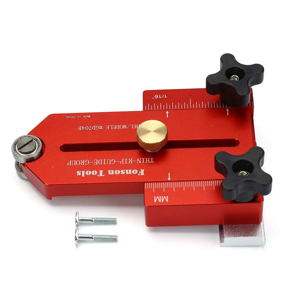 Extended Woodworking Thin Rip Guide Lengthen Table Saw Fast Cutting Limit Fence Workbench T Track Guide for 19mm 30mm