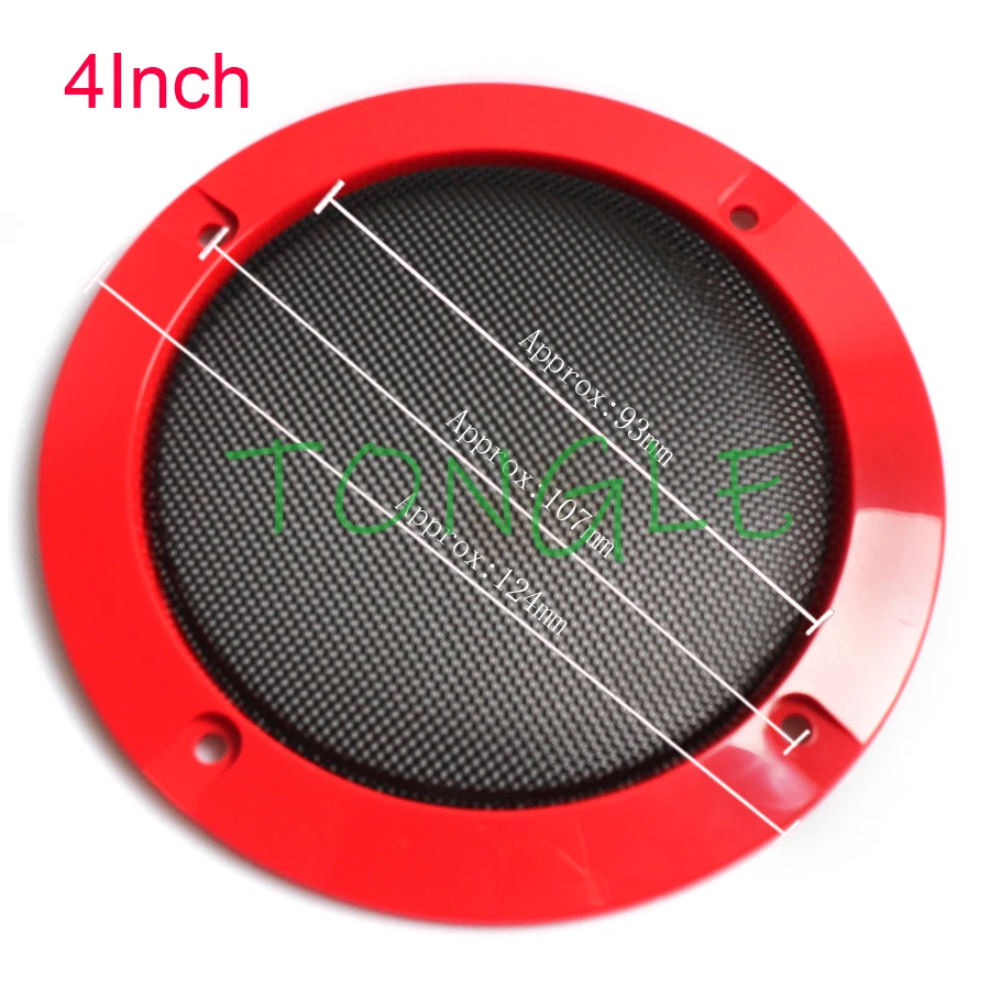 

2Pcs/Lot 4 INCH 124MM Speaker Grille Cover Loudspeaker Protective Mesh Decorative Sound Covers Arcade Game Speaker Accessories
