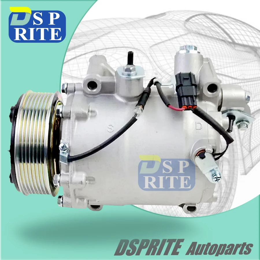 Фото Компрессор кондиционера 38810RZYA01 для Acura ILX 13-18, RDX 07-12, Honda Civic 12-15, CR-V 07-16, CO580, 38810RWCA03, 38810RX0A01, 4920 №2