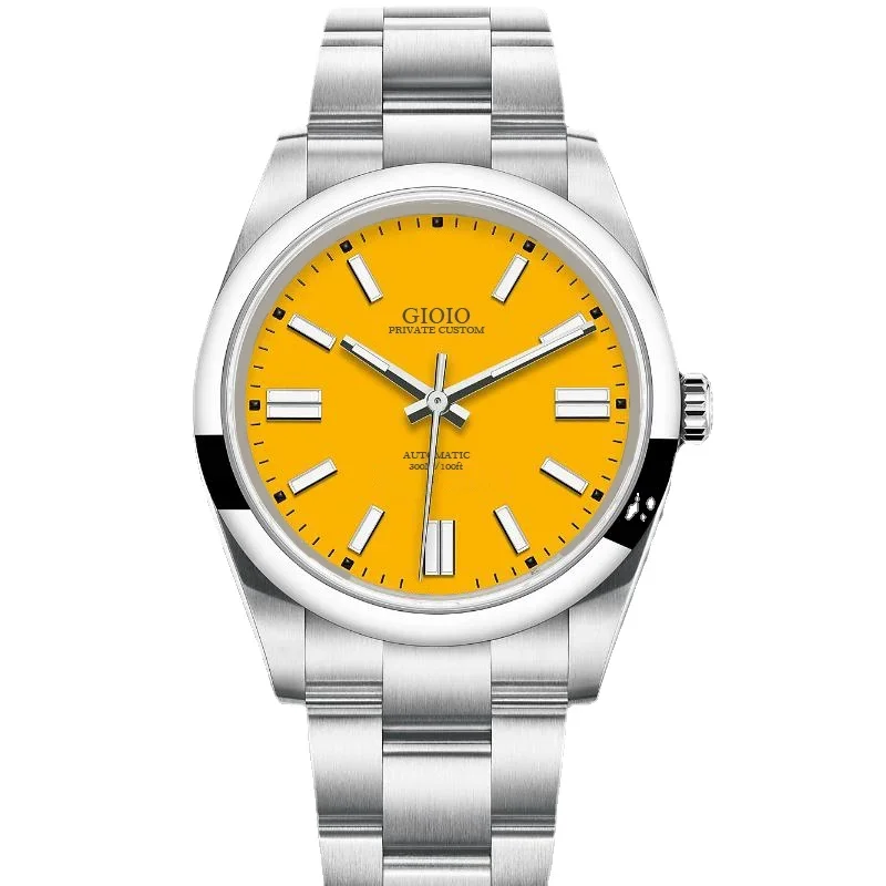 

Мужские автоматические механические часы черного и синего цвета