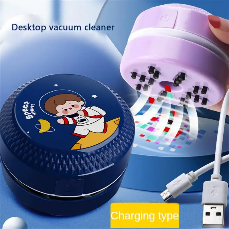 

Super Suction Vacuum Cleaner Small Mini Desktop Dust Sweeper Wireless Convenient Pencil Scrap Cleaner Cleaning Supplies Electric