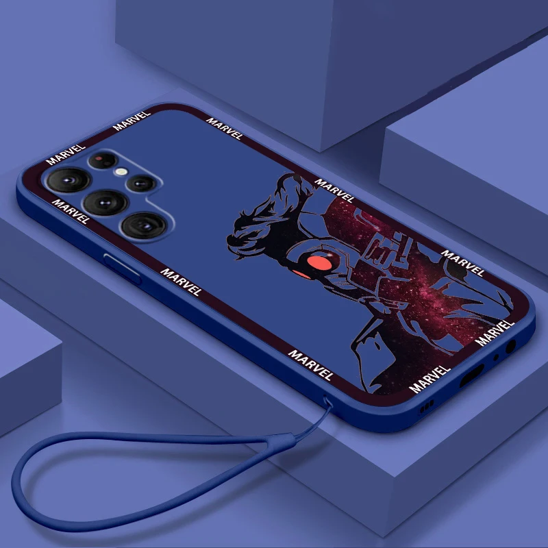 

Liquid Rope Cover Star-Lord Guardians Galaxy Phone Case For Samsung Galaxy S23 S22 S21 S20 FE S10 Plus Lite Ultra 5G Funda