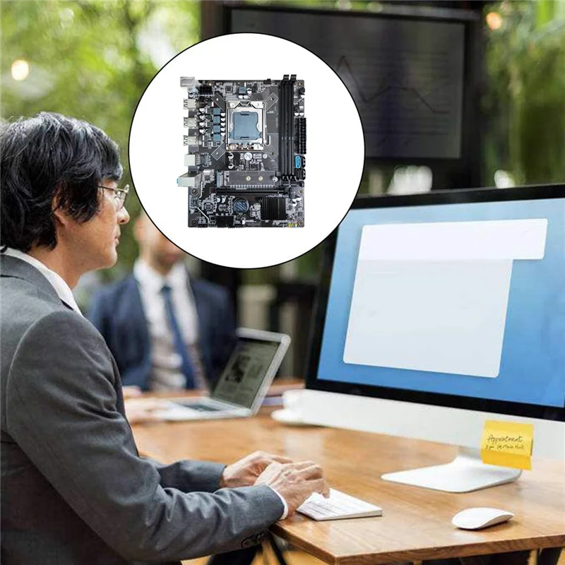 

X79 PC Motherboard+E5 2420 CPU+Thermal Grease+SATA Cable LGA1356 2XDDR3 RAM Slot M.2 NVME SATA3.0 Gaming Motherboard