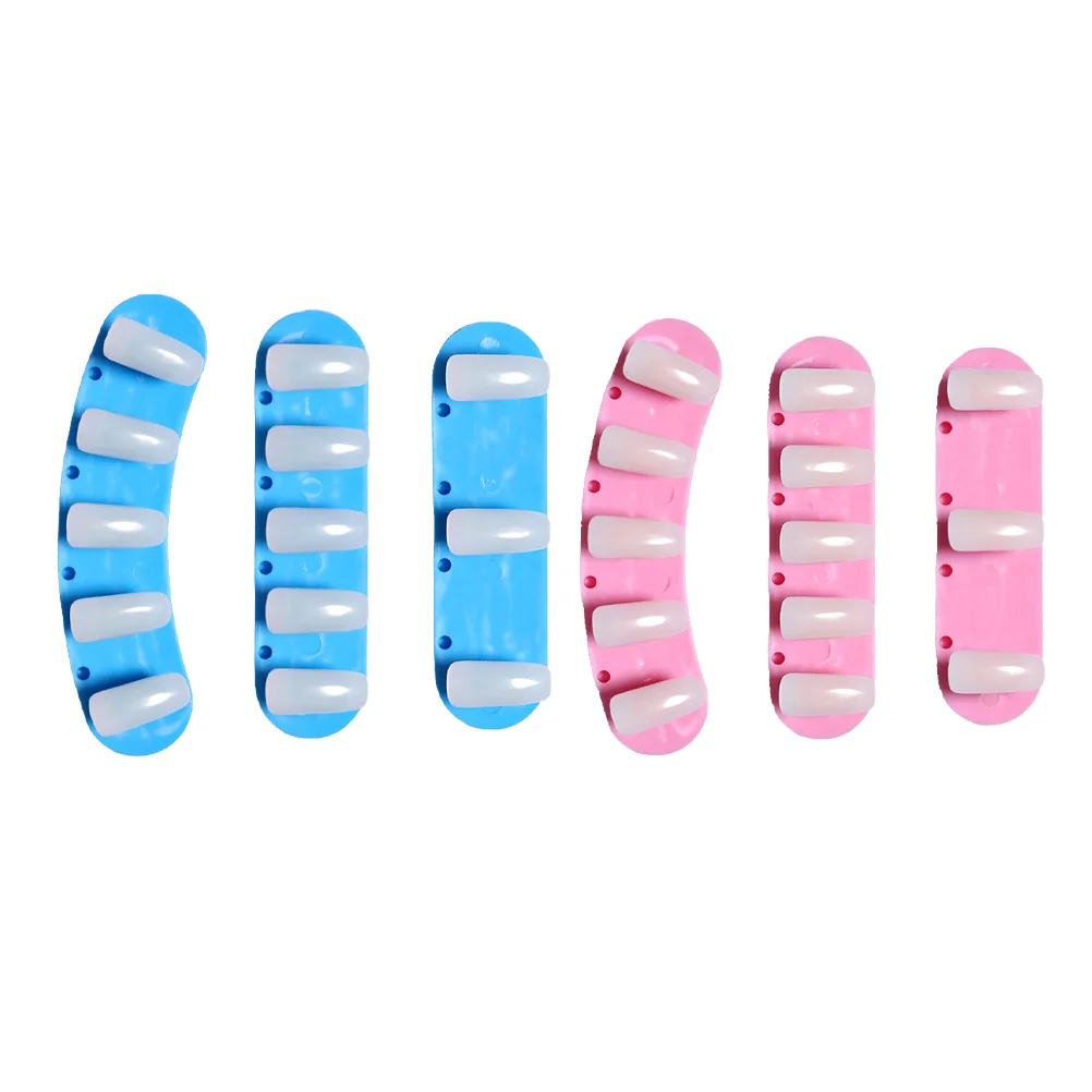 

Nail Stand Tips Practice Holder Training Tip Rack False Display Manicure Fingernail Tool Nails Polish Fingers Salon Tools Fake