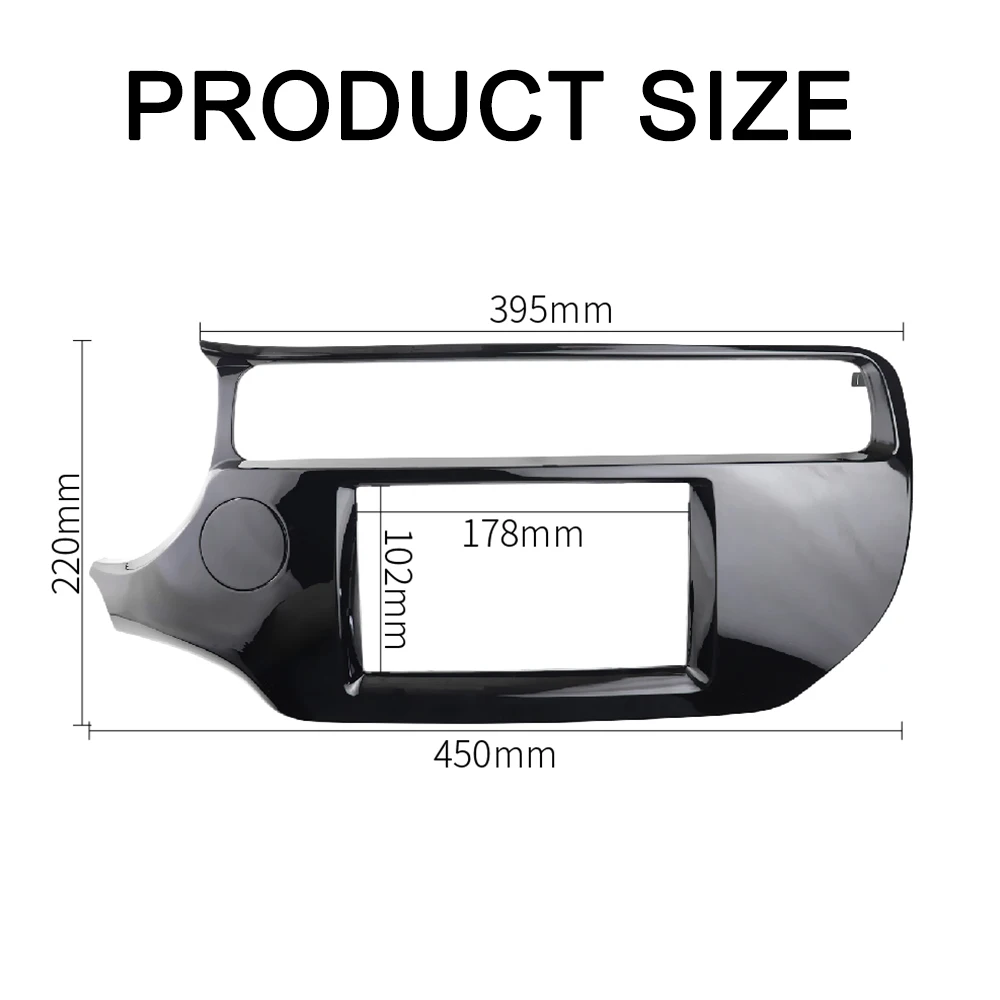 Автомобильный радиоприемник для KIA K3 RIO Pride 2011-2015 с отверстием SRS двойной 2 Din tereo GPS