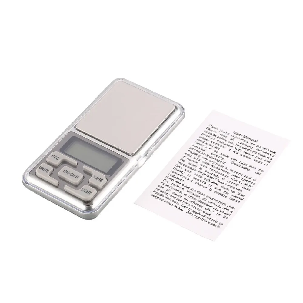 

Mini Digital Pocket Scale 1000g 0.1g g/tl/oz/ct/gn Weight Measuring for Kitchen Jewellery Gold Tare Weighing