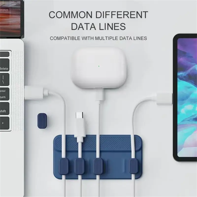 

Usb Cable Winder Flexible Cable Winder Wire Organizer Holder Seamless Self-adhesive Winder Management Winder Clip Wire Organizer