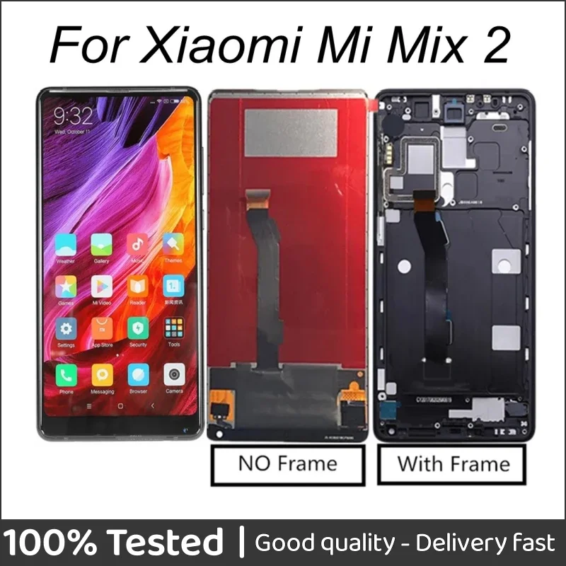 5 99 &quotдля Xiaomi MI Mix 2 ЖК-дисплей + сенсорный экран с рамкой и дигитайзером в сборе для
