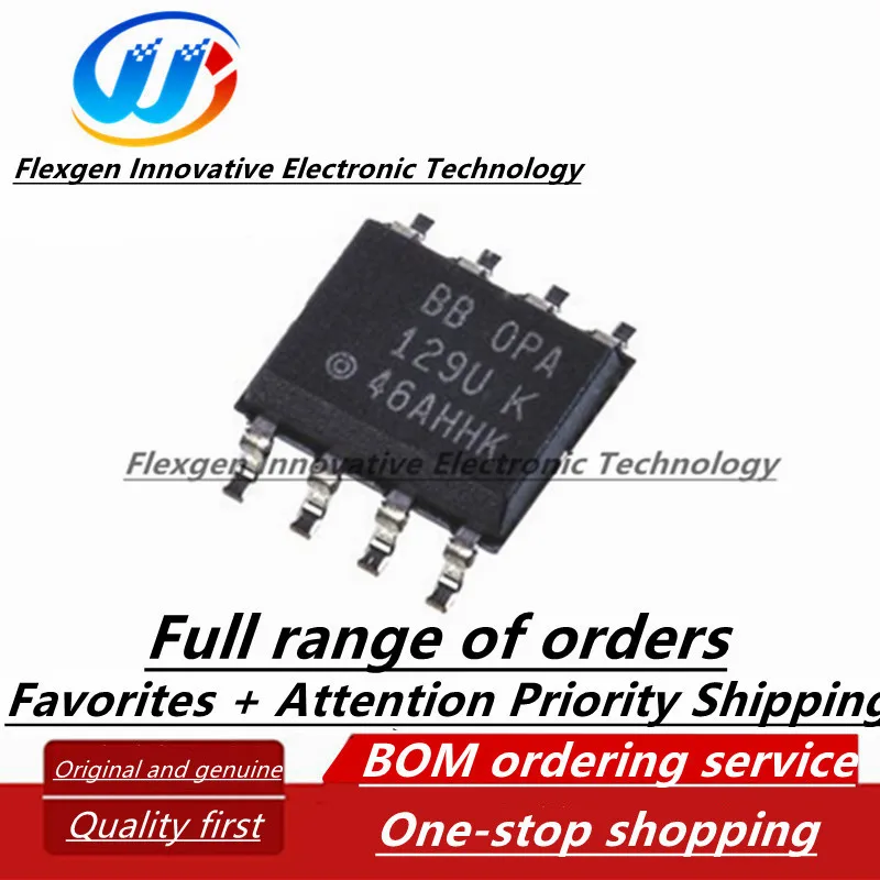 

(5 pieces) OPA129U OPA129UK OPA129UB SOIC-8 operational amplifier IC chip