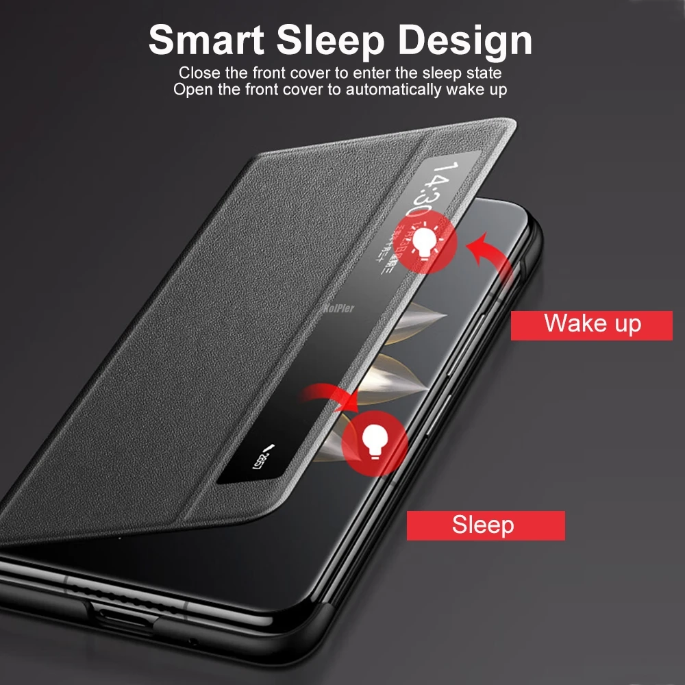 Чехол-книжка из искусственной кожи для Honor Magic V2 RSR оригинальный Магнитный умный