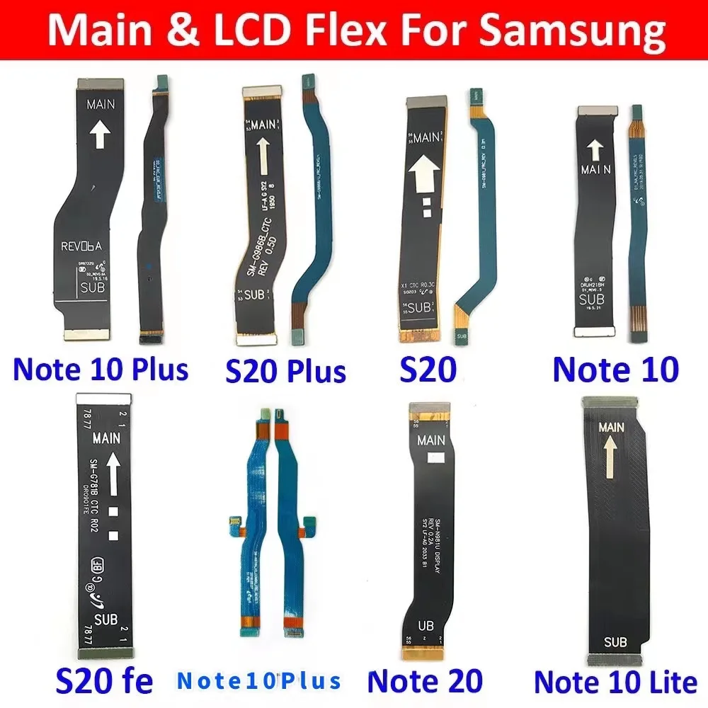 

S10 Plus Note10 Plus S20 Fe S21 S21 Plus S21 Ultra Note10 Lite Note 20 подходит для материнской платы Samsung LCD line